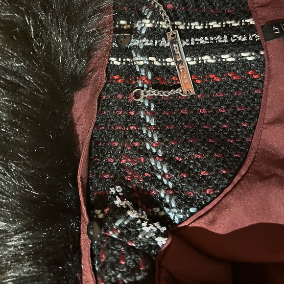 White House Black Market Plaid Coat - Picture 8 of 10